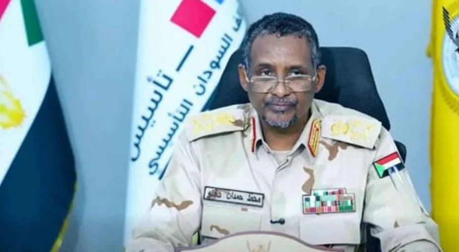 دقلو يدعو الخماسية للتمسك بالحياد ورفض مسار الحوار الموجه من سلطة بورتسودان