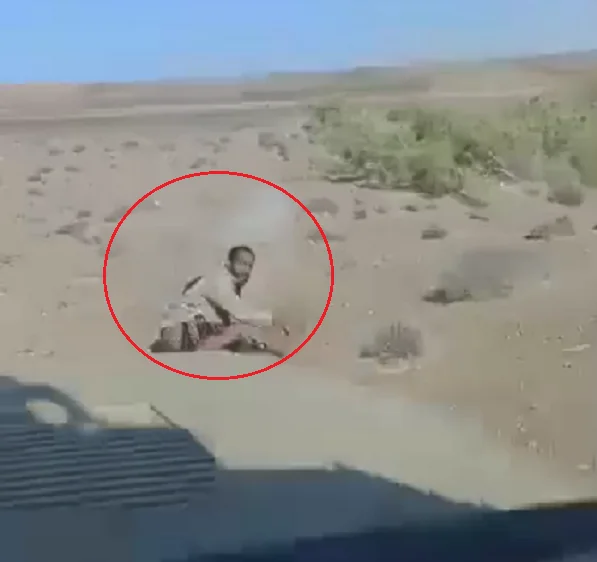 مشاهد مصورة توثق انتهاكات خطيرة لعناصر مسلحة غرب لحج