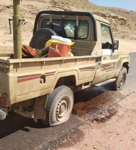استهداف آلية عسكرية لقوات «درع الوطن» بعبوة ناسفة في شبوة