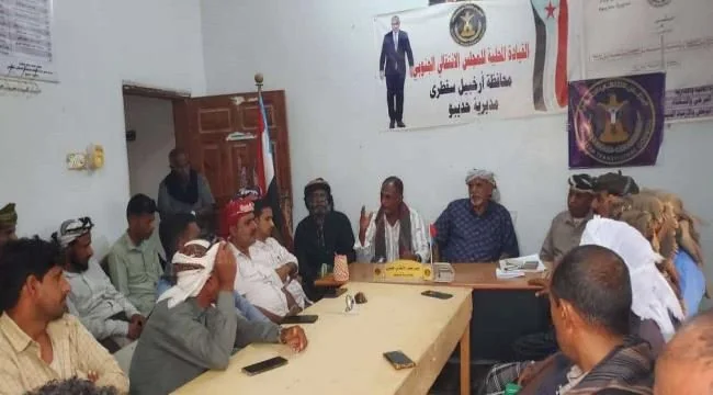 انتقالي حديبو يناقش خطط الطوارئ لمواجهة المنخفض الجوي وآليات العمل التنظيمي