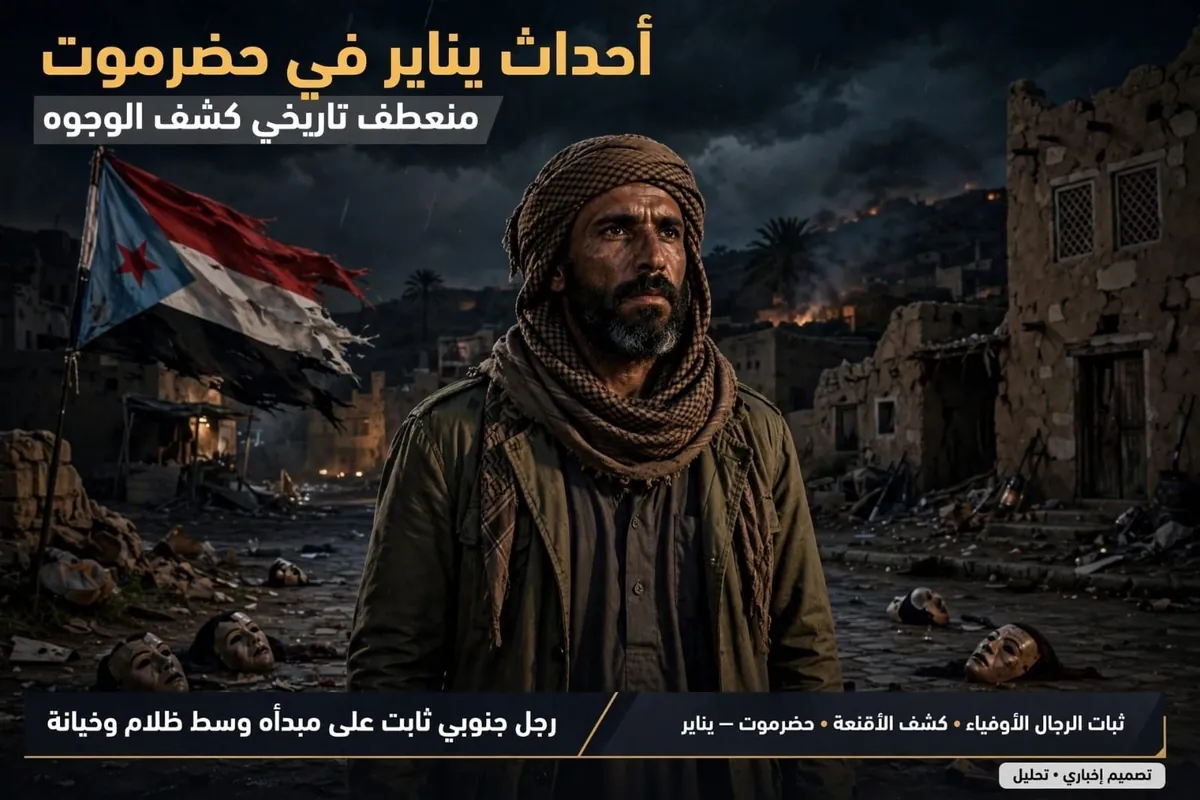 ناشط جنوبي: أحداث يناير في حضرموت شكلت منعطفاً تاريخياً لكشف الخبايا السياسية