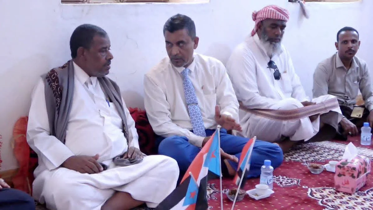 قيادات في المجلس الانتقالي تعود عضو المجلس الاستشاري سعيد بن سكير بوادي حضرموت