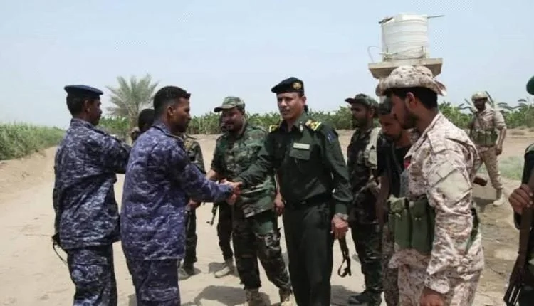 قيادة أمن أبين تتابع ميدانياً الانتشار العسكري والضبط الإداري في منطقة ميكلان بمديرية خنفر