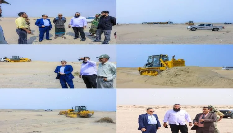 أبين: السلطة المحلية تبدأ التحضيرات لإدخال الخدمات الأساسية لمنطقة العلم