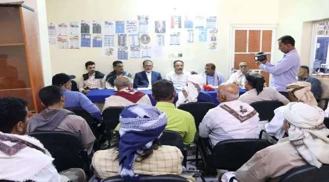 انتقالي أبين يناقش الترتيبات لمليونية 14 أكتوبر وتعزيز الحضور الجماهيرى