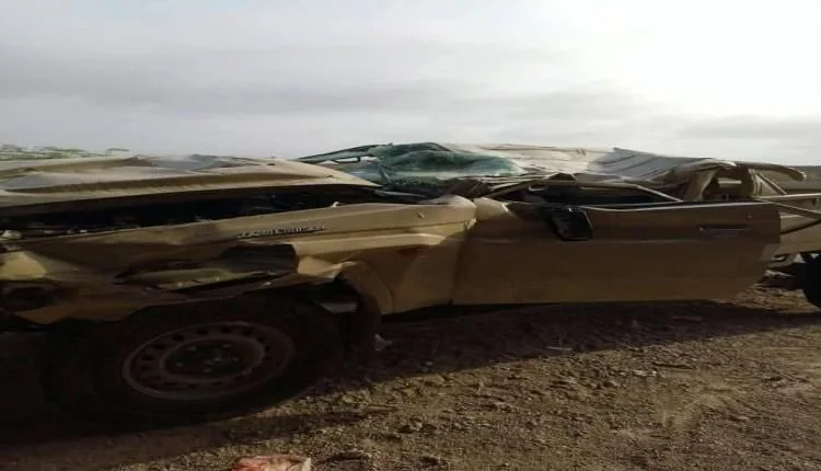 قتيل وثلاثة جرحى إثر حادث سير لمركبة عسكرية في المهرة
