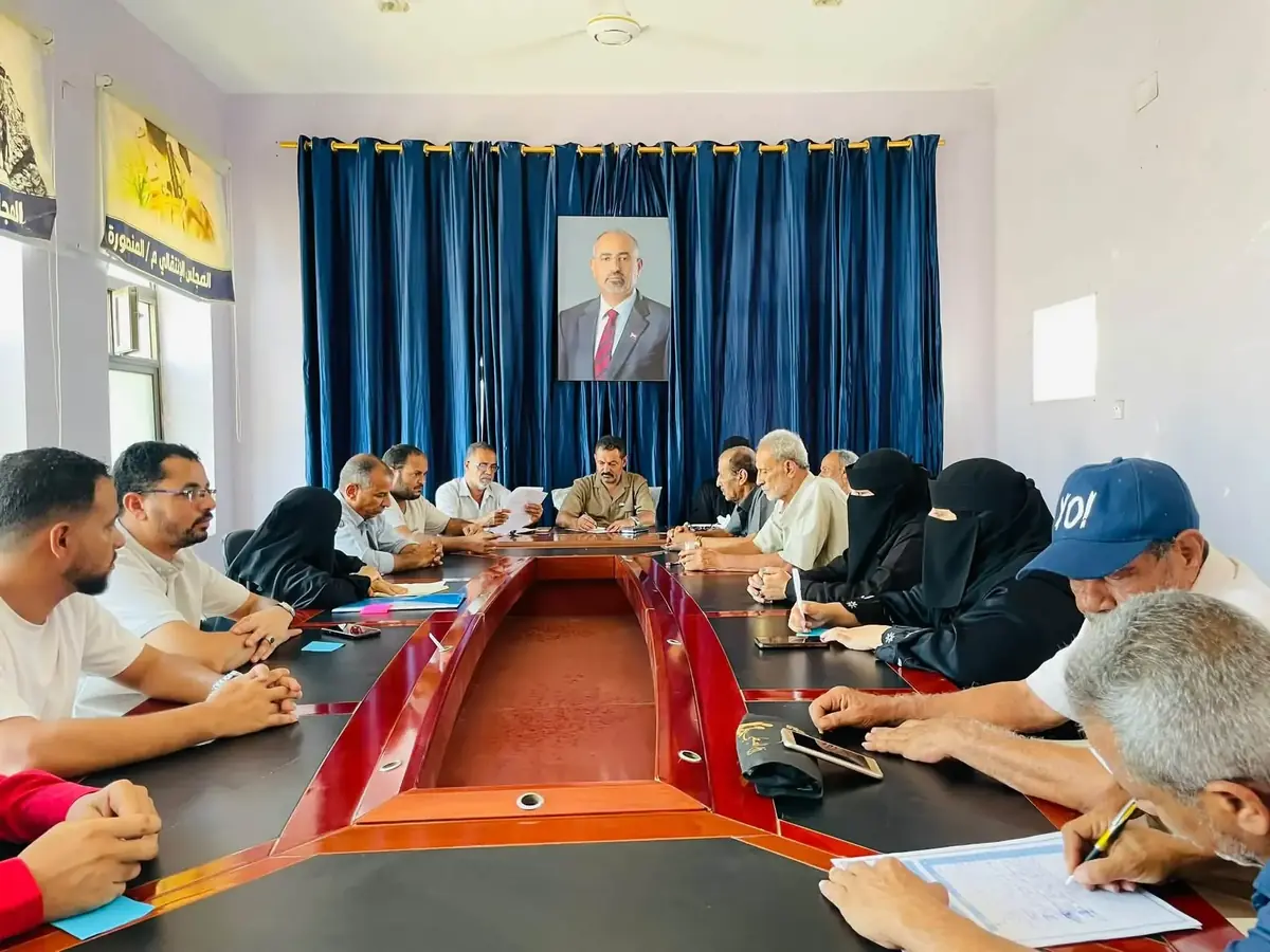 انتقالي المنصورة يناقش ملف النزوح وسبل تعزيز العمل التنظيمي والميداني